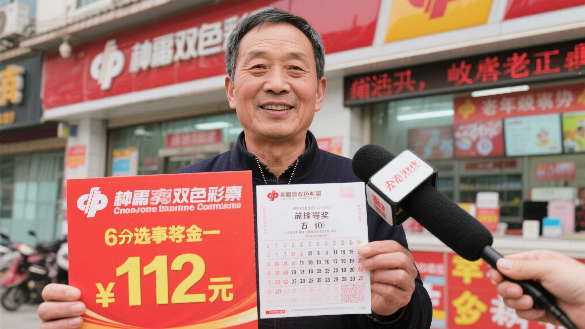一：6元自选号码成就百万大奖
这位彩民