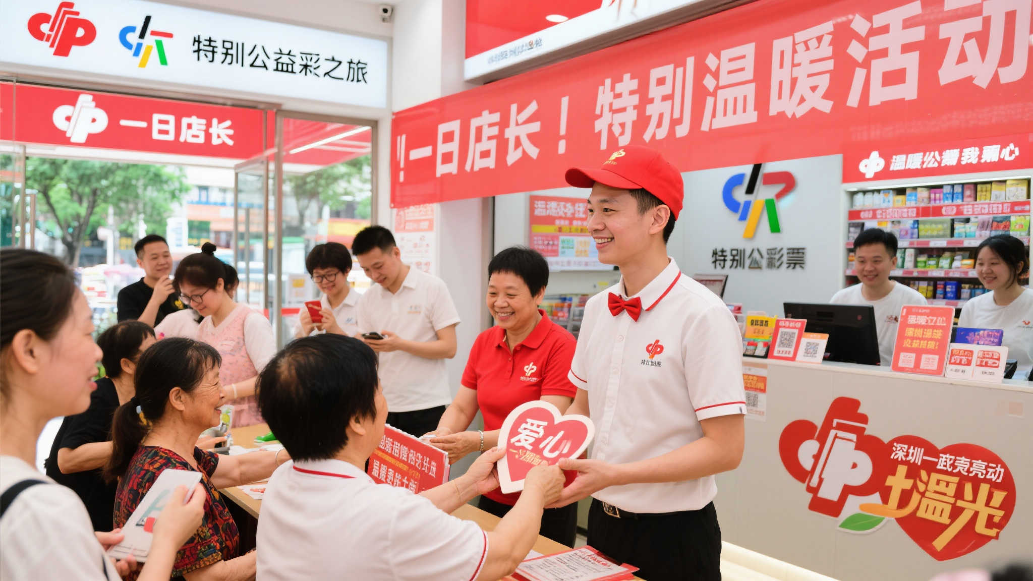 “爱心传递,公益同行:深圳购彩者化身‘一日店长’” 引言:一场特别的公益之旅,温暖你我心