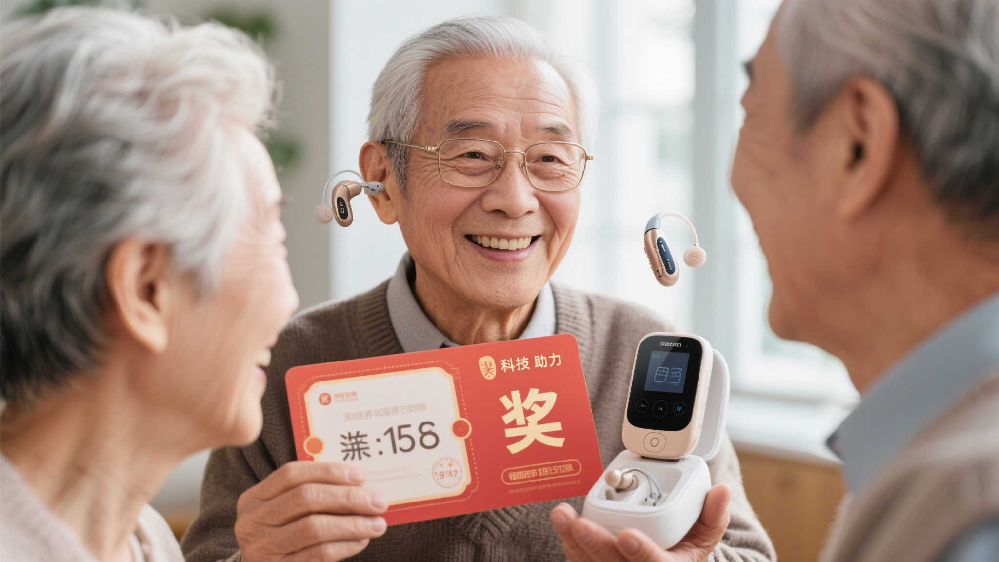 七旬老者喜中522万大奖 首愿购助听器拉近家人距离 七旬老者喜中522万大奖 首愿购助听器拉近家人距离