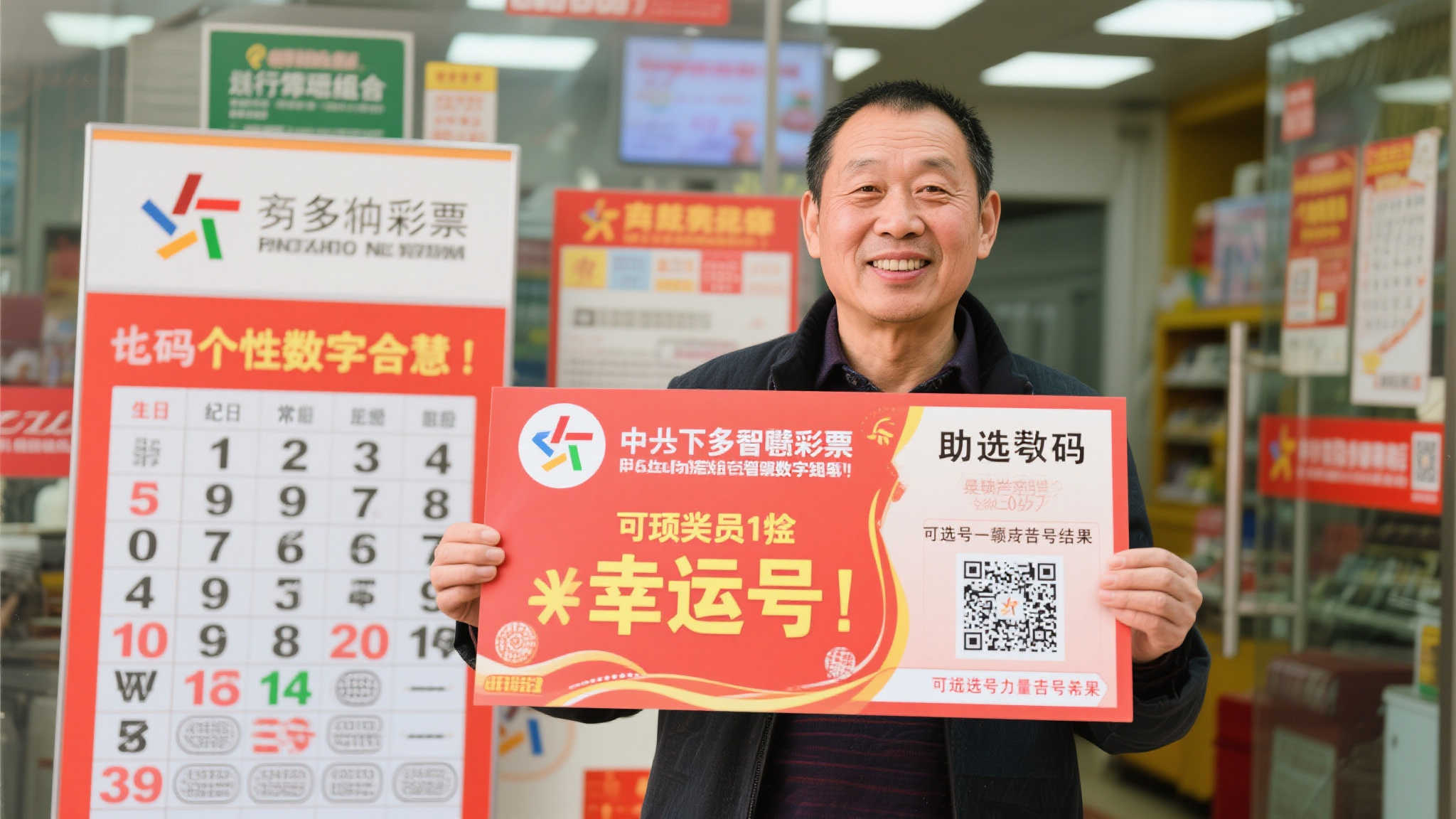 老彩民坚持自选号码，四期即中福彩大奖31万！