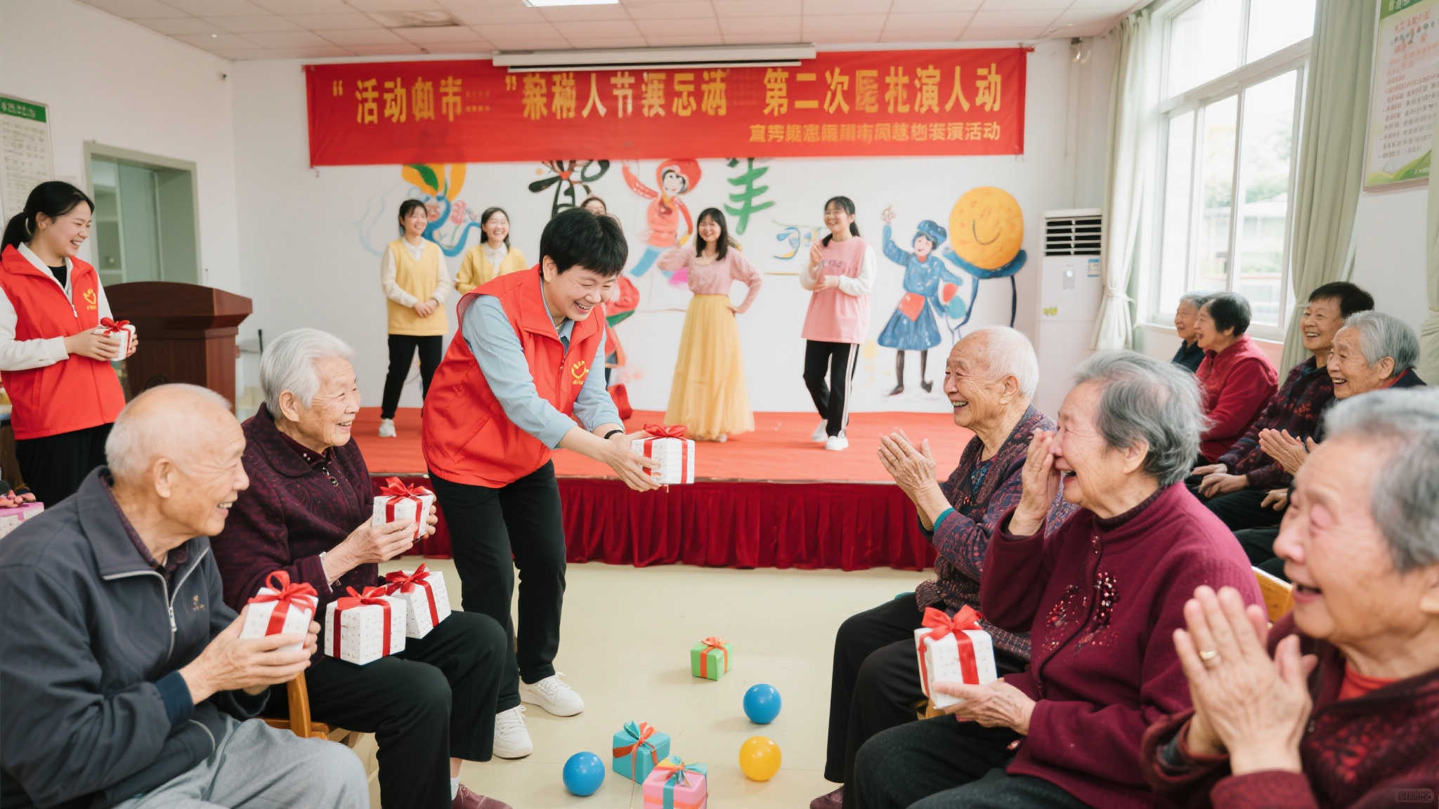 当天现场可以说其乐融融、充满欢声笑语。在