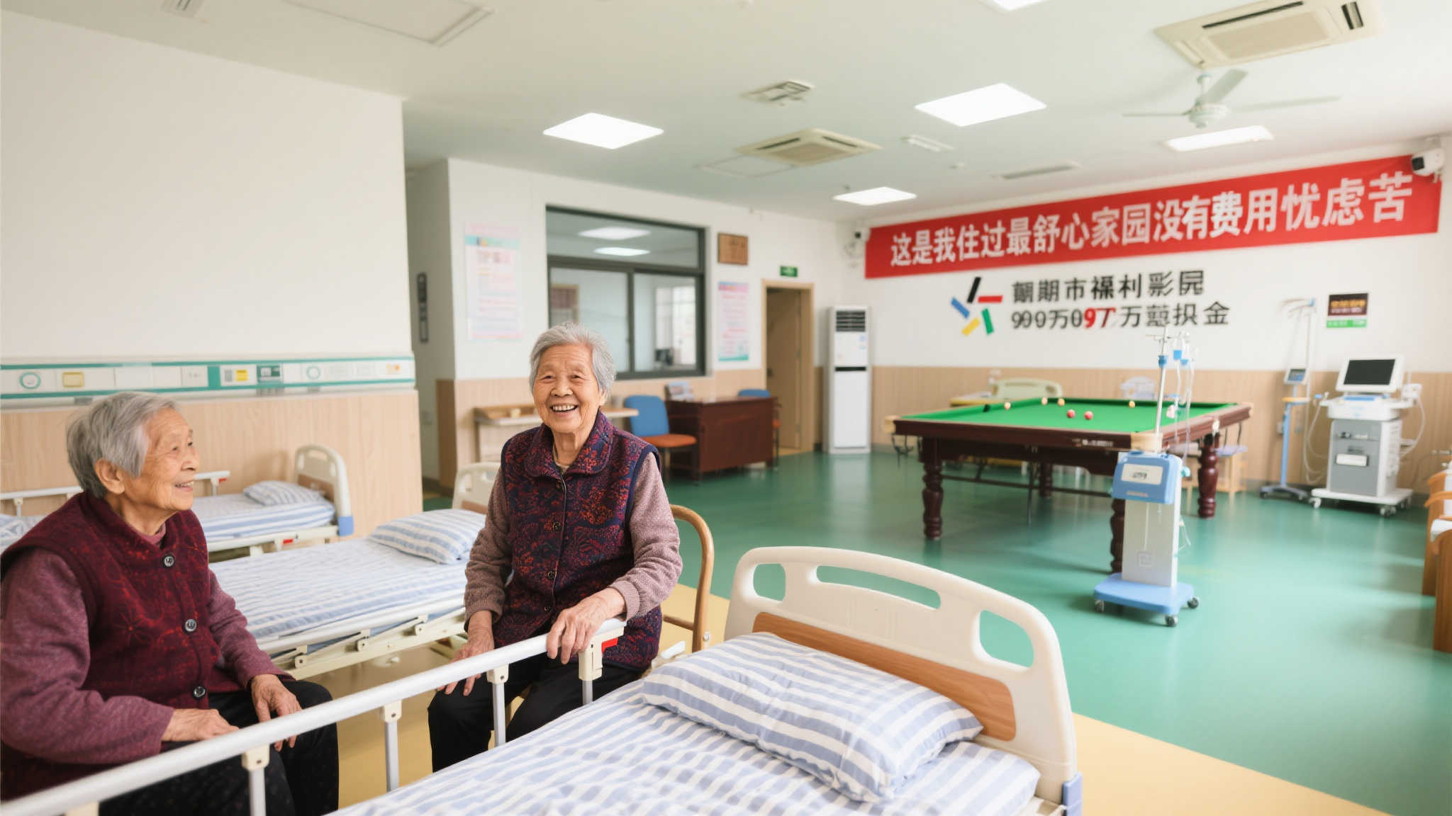 例如，在近期对全市福利院进行的一次升级改