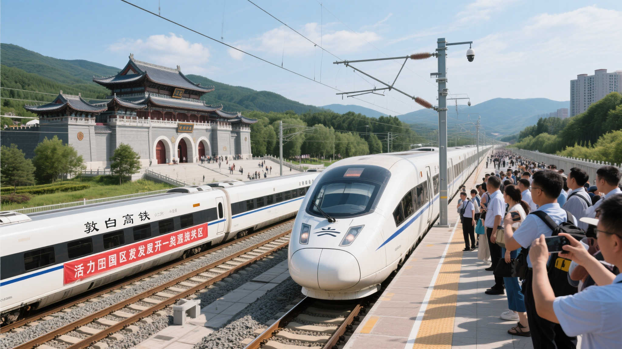 作为延边州重要基础设施之一，“敦白高铁”