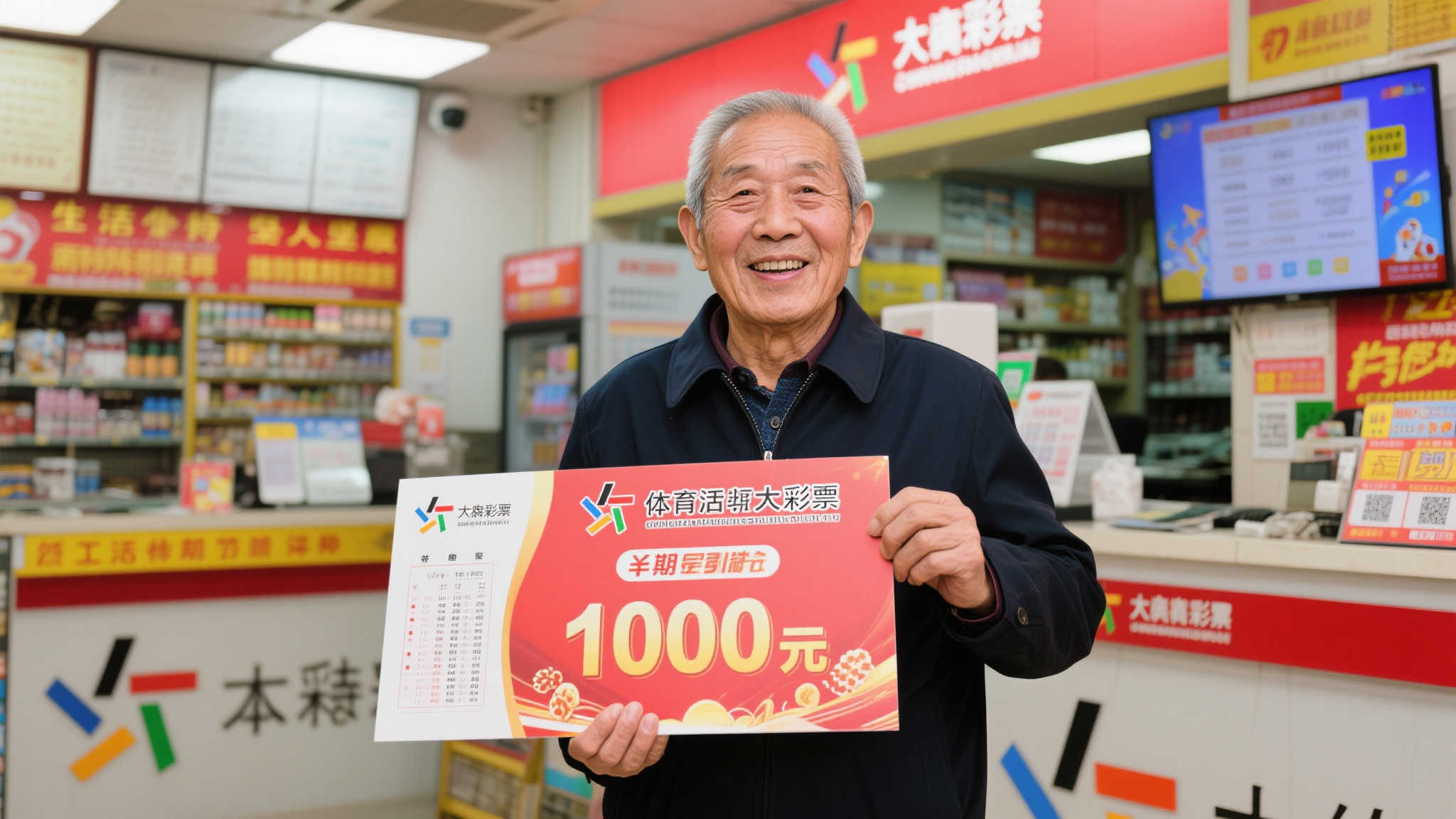 老彩民坚守幸运号码喜中大乐透千万巨奖 仍将工作至退休-图