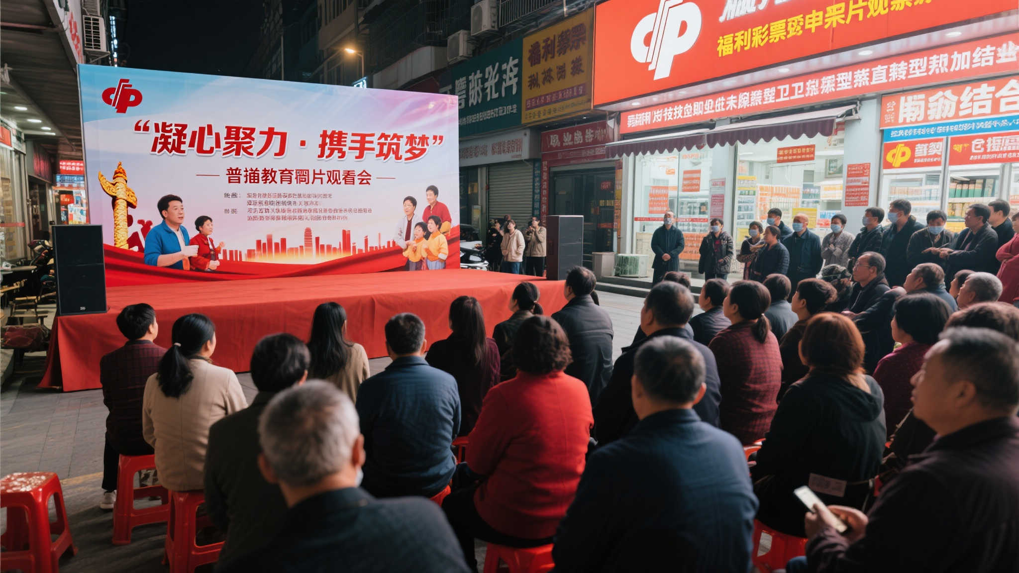 例如，今年街头某一场由当地政府联合发起名