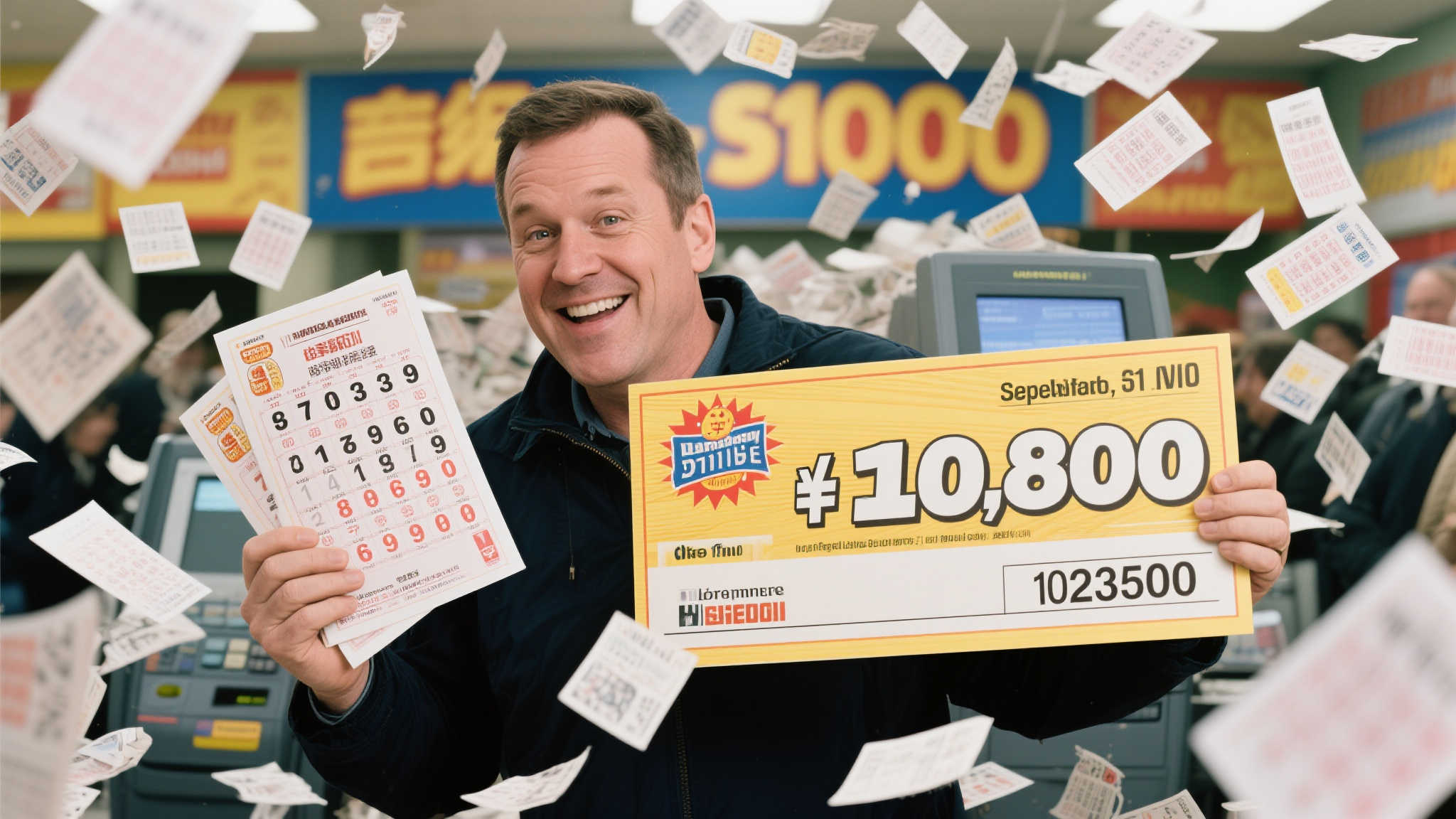 男子初次购彩大乐透即中千万巨奖,号码竟来自彩站废票 男子初次购彩大乐透即中千万巨奖,号码竟来自彩站废票