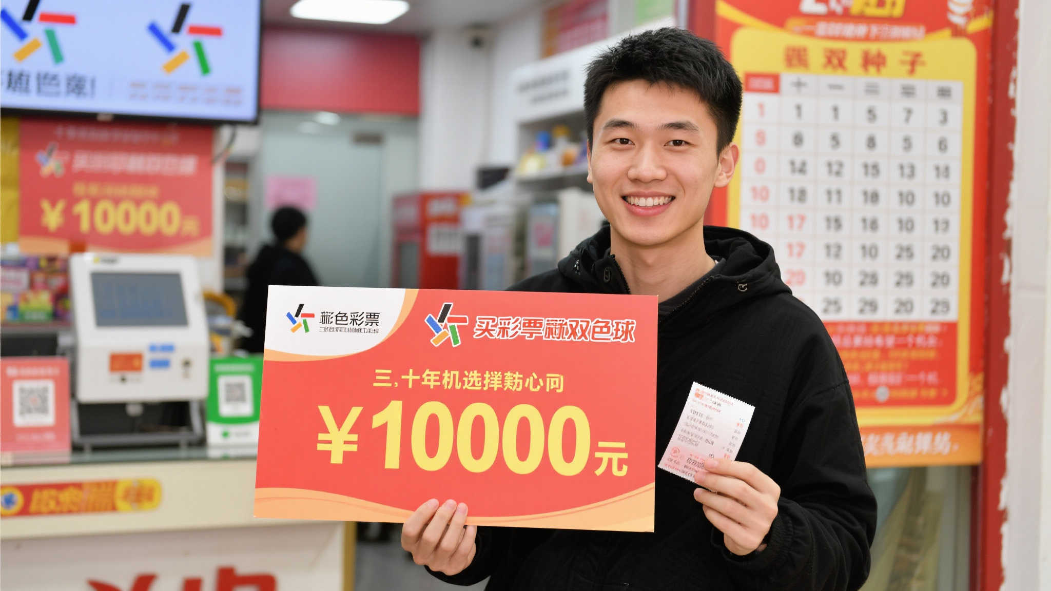 “十年机选终圆梦,帅气小伙喜中双色球千万为父母购置新家” 一:十年机选初心不变
这位小伙从十多年