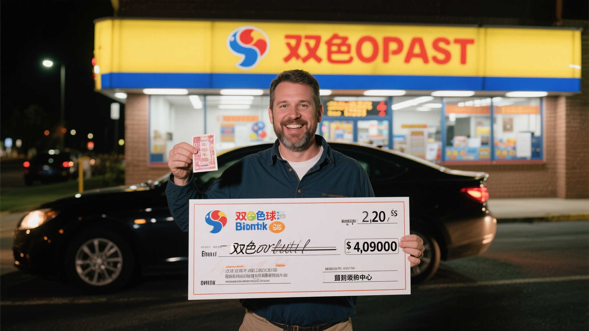 男子20元喜中双色球4000万 星夜驱车4小时兑奖 男子20元喜中双色球4000万 星夜驱车4小时兑奖