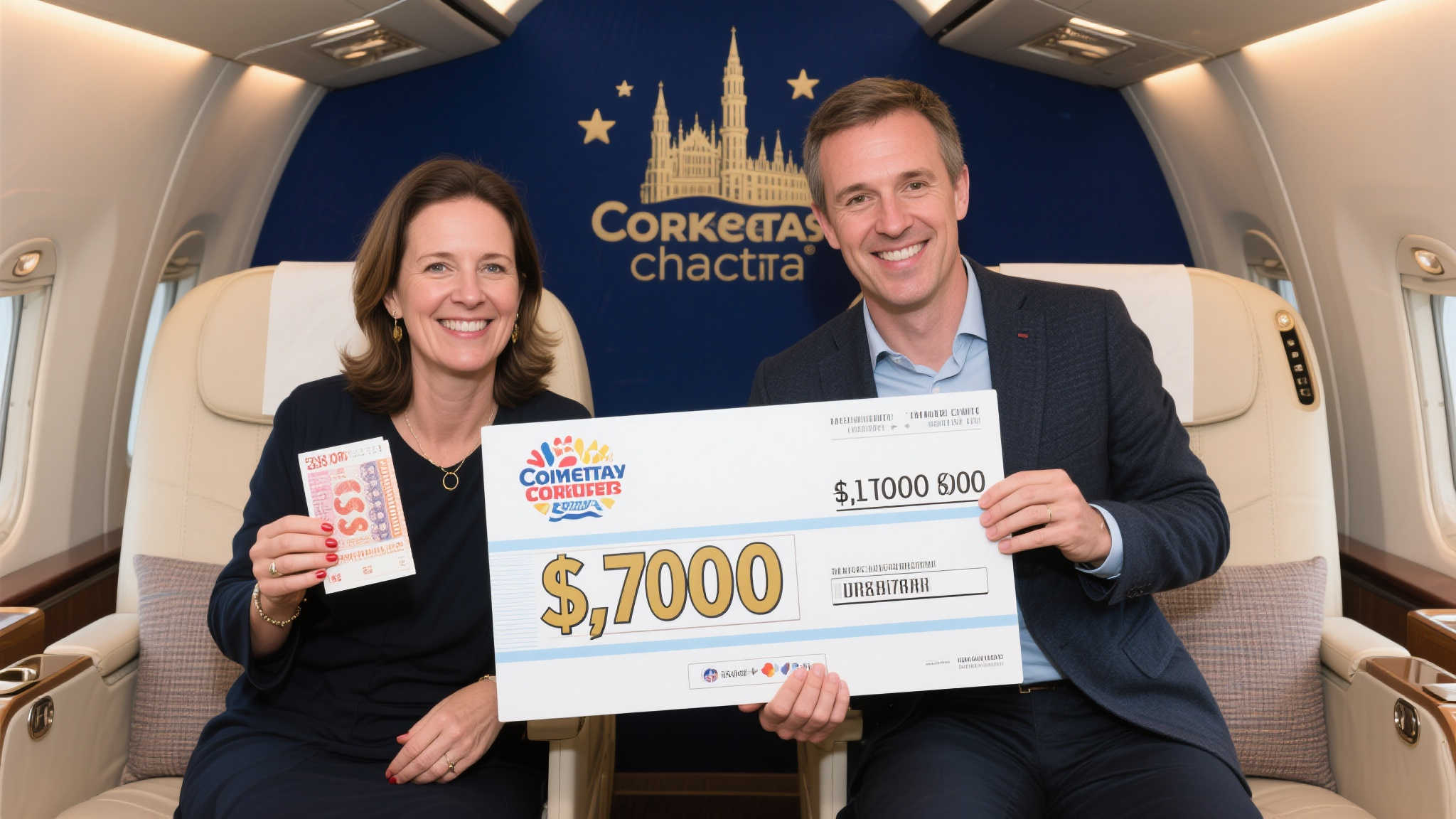 夫妻揽1.8亿彩票巨奖从容露面 欲乘头等舱畅游欧洲 夫妻揽1.8亿彩票巨奖从容露面 欲乘头等舱畅游欧洲