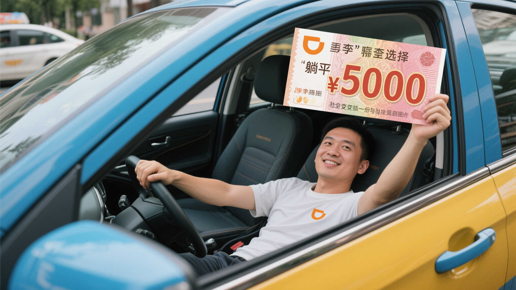 滴滴司机喜中7星彩500万 仍选择继续驾驶网约车-图