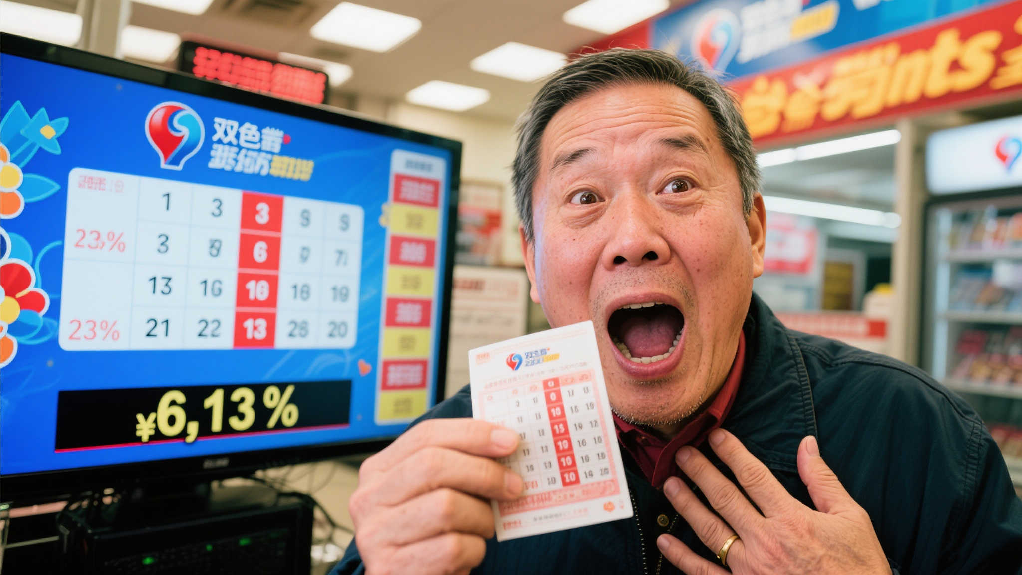 男子坚持守号3年终揽双色球613万,奖金解亲人燃眉之急 今年,当他像往常一样核对号码时,发现屏幕