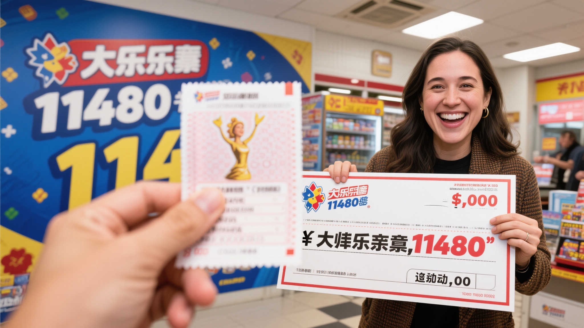 想象一下，仅仅一张小小的彩票，就能让你从