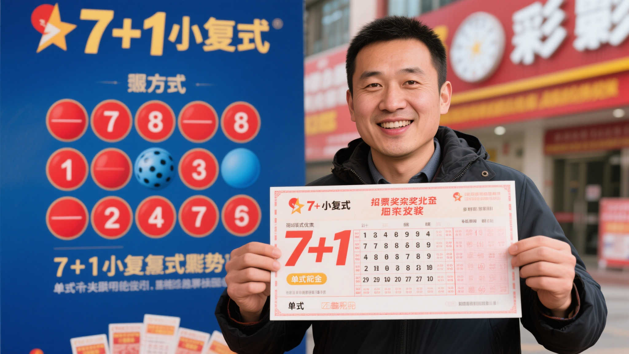 对于不熟悉彩票的朋友来说，可能对“7+1